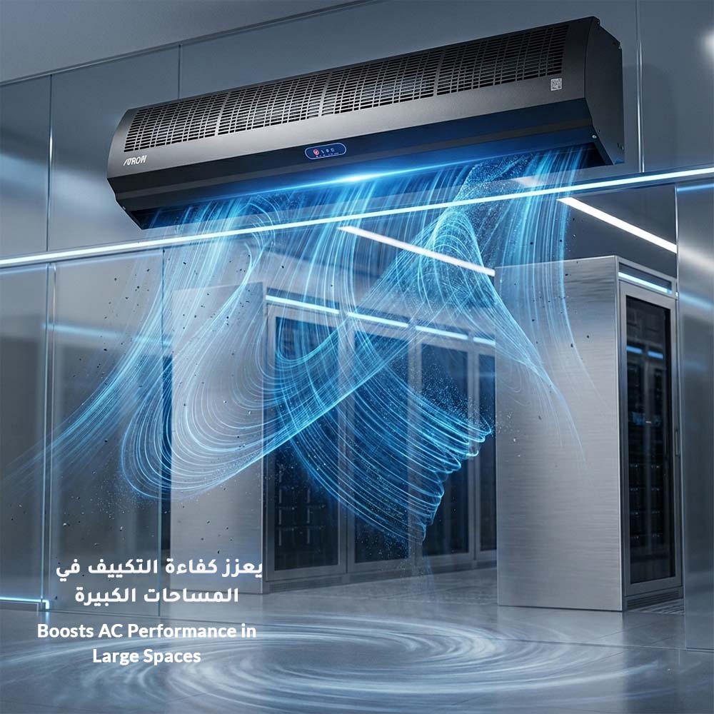 Arrow Air Curtain 90cm Black