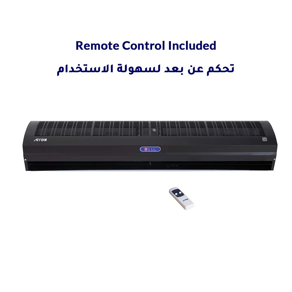 Arrow Air Curtain 90cm Black