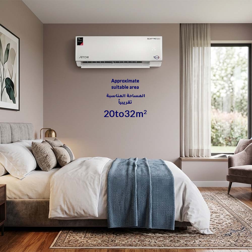 ARROW Smart Split Air Conditioner 18000 BTU – Turbo Cooling and Wi-Fi Control