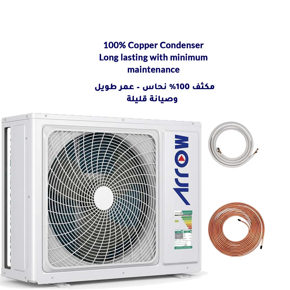 Arrow Split Air Conditioner 24000 BTU – Cooling Only – Smart Wi-Fi – Copper Condenser