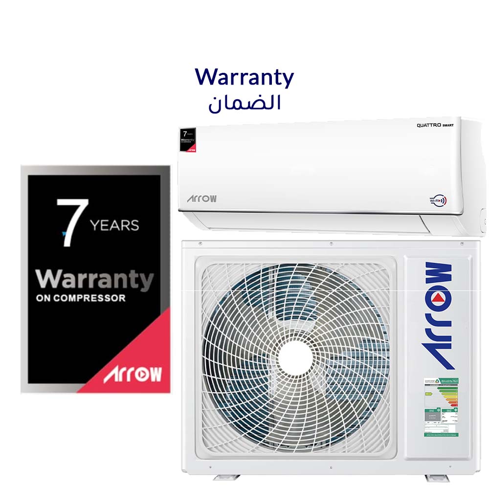 ARROW Smart Split Air Conditioner 18000 BTU – Turbo Cooling and Wi-Fi Control