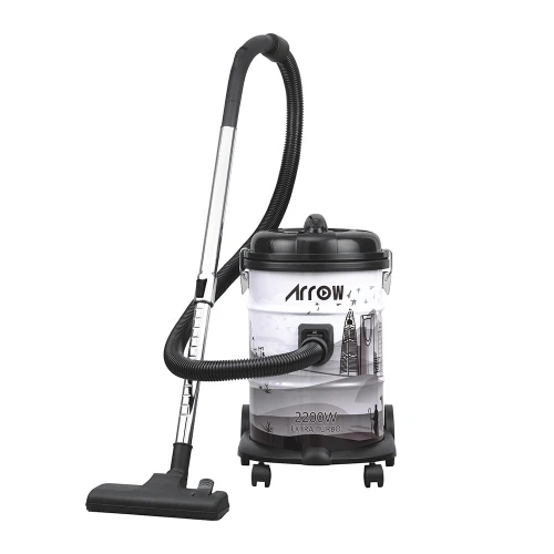 Arrow Vacuum Cleaner with 2200 Watts and 21 Liter Capacity