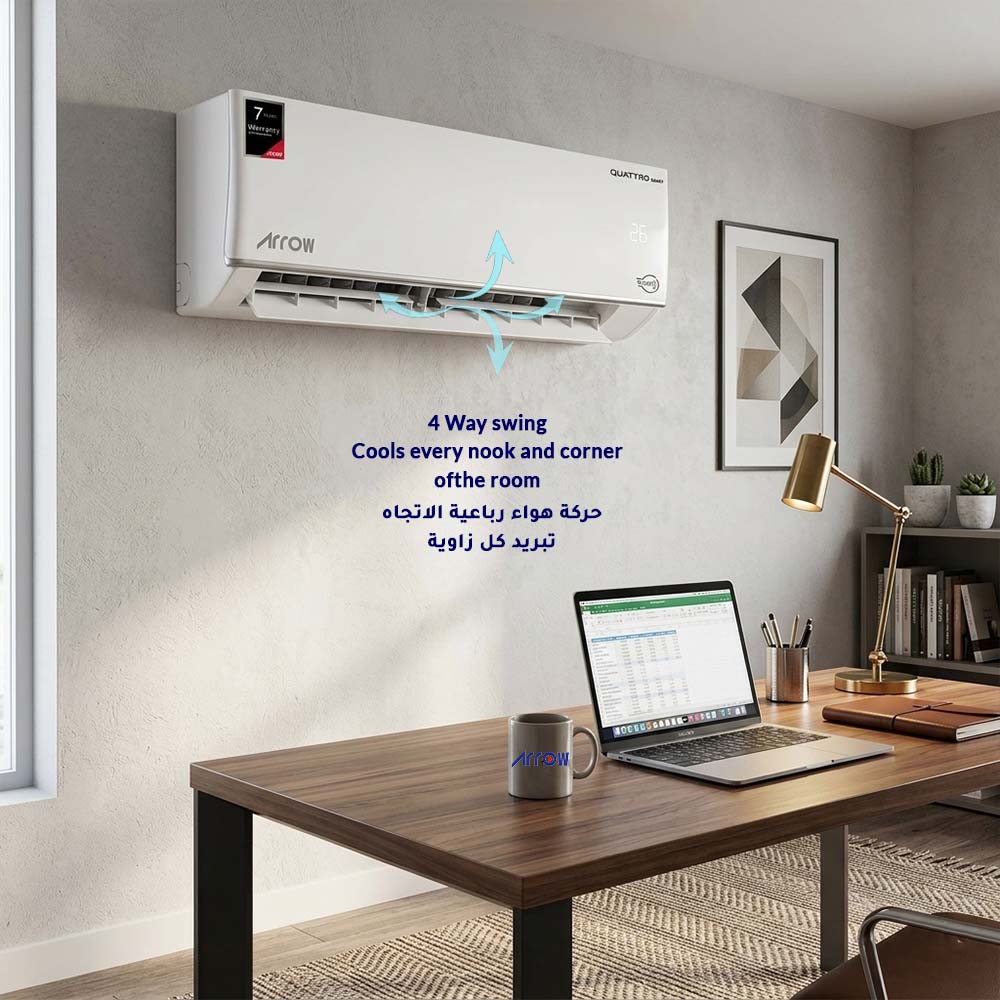 ARROW Smart Split Air Conditioner 18000 BTU – Turbo Cooling and Wi-Fi Control